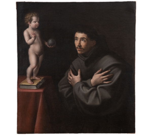 ATRIBUIDO A JUAN VAN DER HAMEN Y LEÓN (Madrid, 1596-1631)  San Antonio de Padua.    