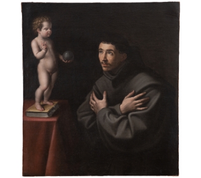 ATRIBUIDO A JUAN VAN DER HAMEN Y LEÓN (Madrid, 1596-1631)  San Antonio de Padua.    