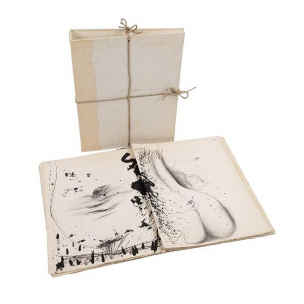 Joan Brossa.   "NOVEL·LA" B.: Sala Gaspar, 1965.  31 litografías de Antoni Tàpies.