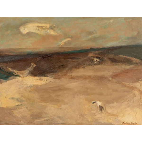 CIRILO MARTÍNEZ NOVILLO  (Madrid 1921-2008) "Figura en el campo"