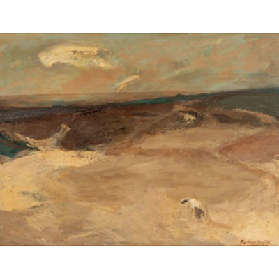 CIRILO MARTÍNEZ NOVILLO  (Madrid 1921-2008) &quot;Figura en el campo&quot;