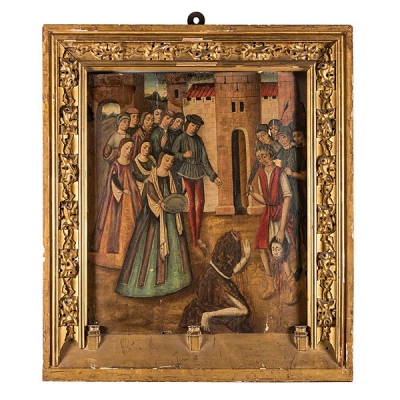 Escuela castellana S.XVI Degollaci&oacute;n del Bautista