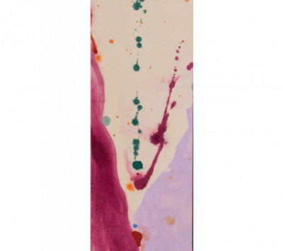 VIOLETA MAYA (Madrid, 1993)  Valiente y complaciente, 2024   Pigmentos y acr&iacute;lico sobre lienzo. 