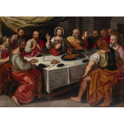  ESCUELA EUROPEA  (S. XVI - S. XVII) &quot;Última cena&quot;