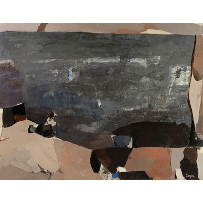 Juan Barjola. Paisaje (Marina)