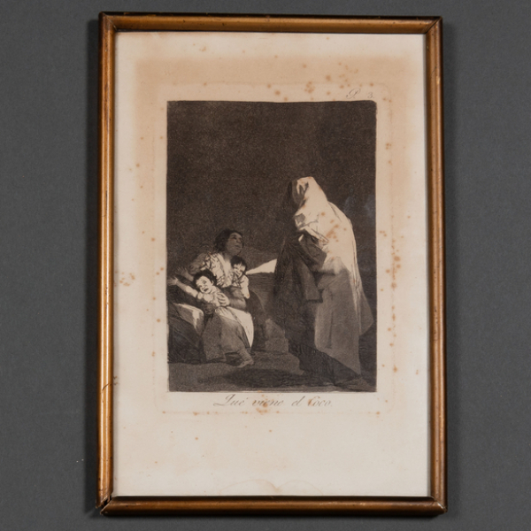 "Que viene el Coco" P. 3  FRANCISCO DE GOYA(Fuendetodos,1746-Burdeos, 1828) 