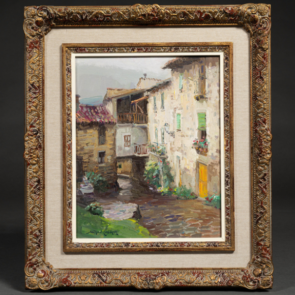 "La Masona" (Andorra)  MIGUEL CARBONELL(Barcelona, 1930-2008)