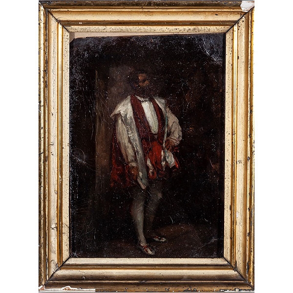 Escuela española, S.XIX  "Estudio de personaje" 