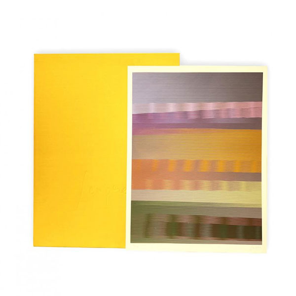 Eusebio Sempere "La transparencia del tiempo (1977)". Carpeta con cinco serigrafías 