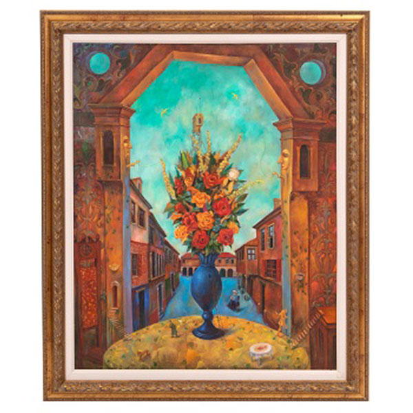 ARTUR KLINOU  (Belarus en 1965) "Bodegón " Firmado:  Klinoú 99