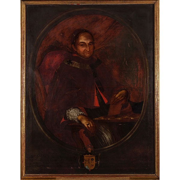 Escuela española pps.S.XIX "Retrato de Clérigo"