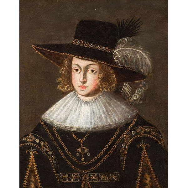 Escuela Europea S. XVII.  "Joven noble". 