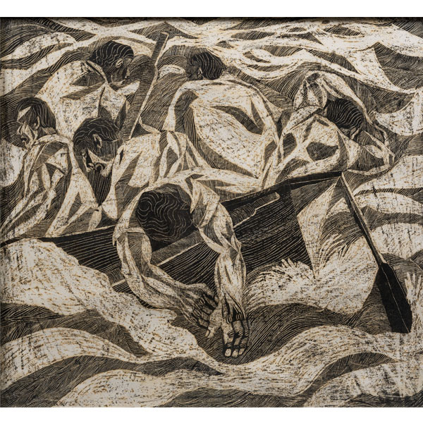 &quot;Remeros&quot;  Juan Ramón Luzuriaga (Bilbao, 1938) 