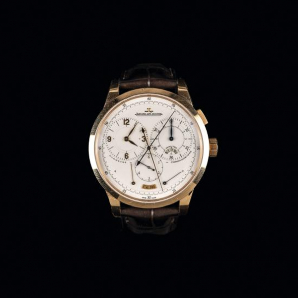 Reloj Jaeger Lecoultre Duometro y Cronógrafo en oro rosa de 18 K. Referencia: 600.2.28.S. Numerado: 2651203.