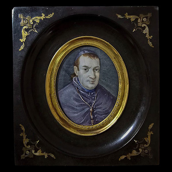 Escuela Colonial del siglo XVII - Retrato de Francisco Javier de Lizana y Beaumont