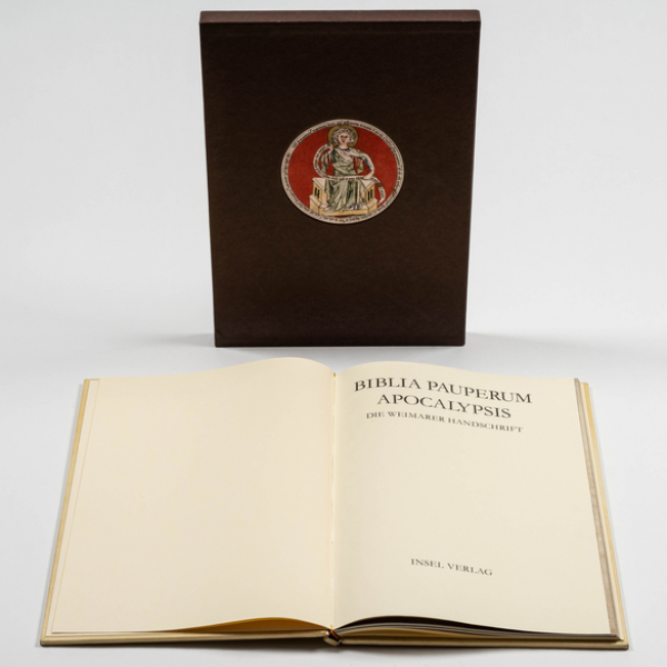 Facs&iacute;mil Biblia Pauperum Apocalypsis Die Weimarer Handschrift Insel Verlag. 1977.  