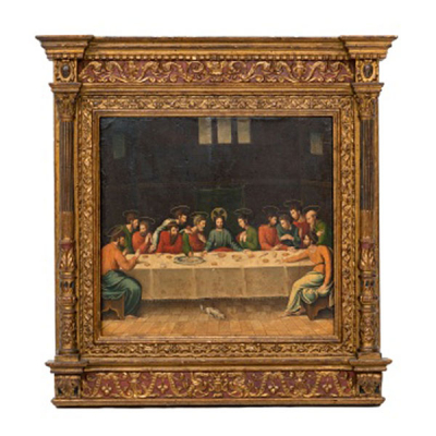 ESCUELA ITALIANA  (S. XVI) "La &Uacute;ltima Cena"