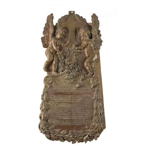 Mariano Benlliure Placa Campsa de bronce 1941