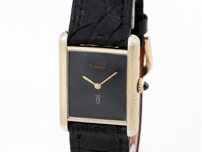 Reloj suizo sra., CARTIER Tank Vermeil