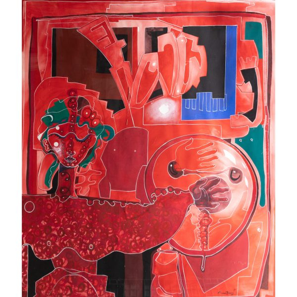 Eduardo Arranz Bravo (Barcelona, 1941)  Gran tarde.  T&eacute;cnica mixta sobre papel. Firmado y fechado en 1999.