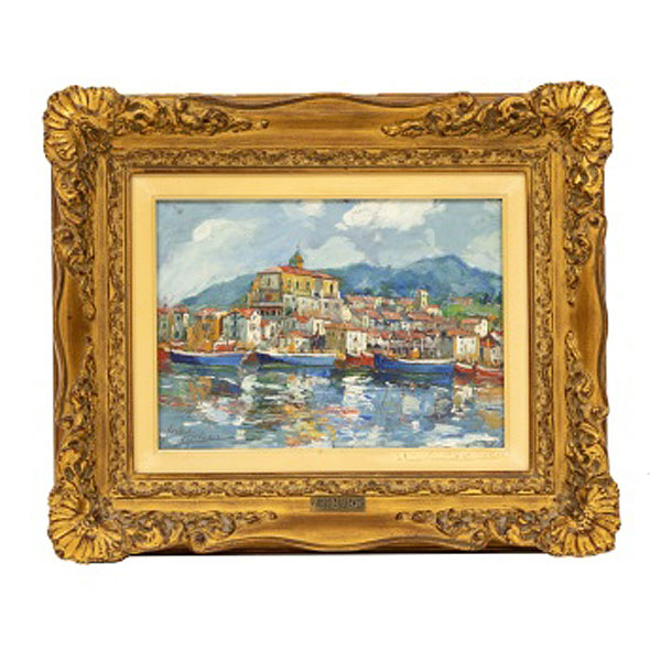 JESÚS LÓPEZ APELLÁNIZ  (Vitoria, Alava 1897-1969) "Puerta de Orio"