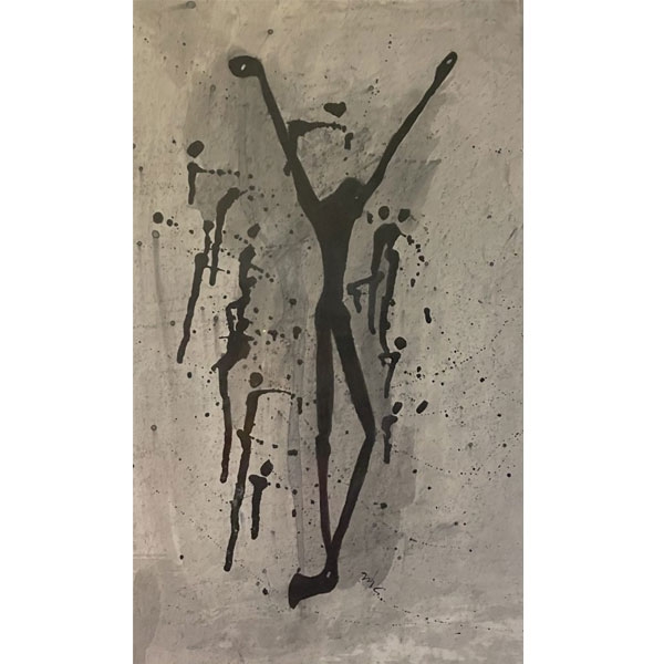 “CRISTO DE AUSCHWITZ”- Mathías Goeritz – Tinta sobre papel
