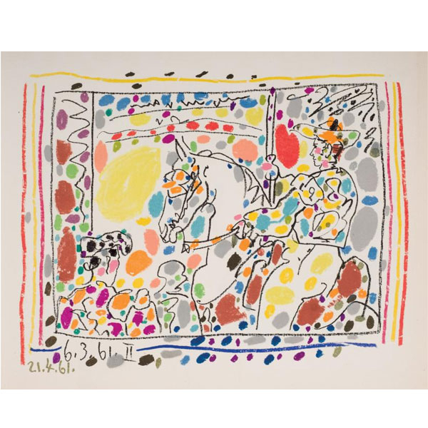 Jaime Sabart&eacute;s.  "A LOS TOROS AVEC PICASSO" 