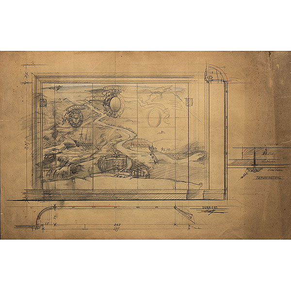 "Proyecto para la Cámara de comercio e Industria"   ISIDORO GUINEA (Bilbao, 1893-1947) 