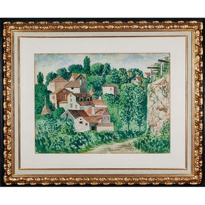 Benjam&iacute;n Palencia Acuarela