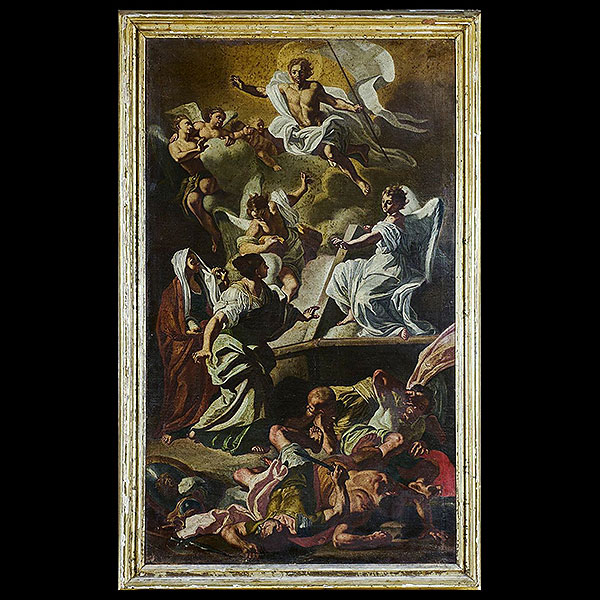 Atribuido a Francesco Solimena (Canale, 1657 - Barra, 1747) - Resurreción de Cristo