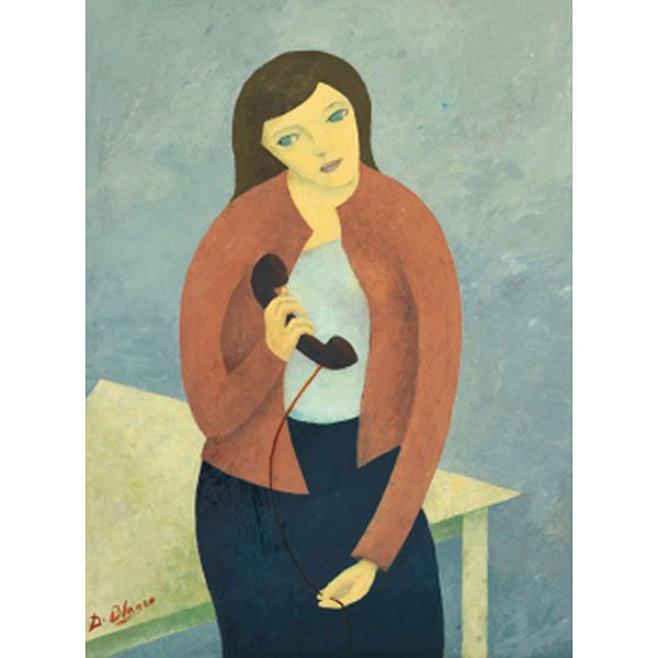 DIONISIO BLANCO ORTEGA  (San Salvador del Valle, Vizcaya 1927 - Bilbao 2003) "Noticia"