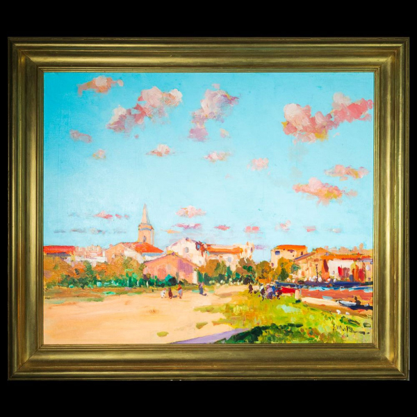 &quot;Sol de Tarde&quot; , Eliseo Meifrén Roig (Barcelona, 1859-1940)