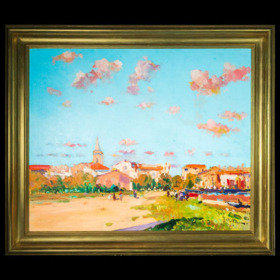 &quot;Sol de Tarde&quot; , Eliseo Meifrén Roig (Barcelona, 1859-1940)