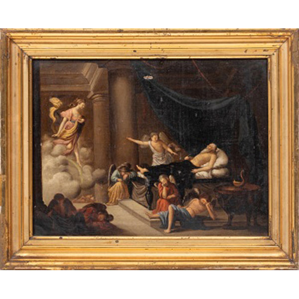  ESCUELA EUROPEA  (S. XVIII) "Escena religiosa"