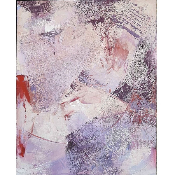 Andrea Peña – Tonantzin Lila (Tierra Lila) – Mixta sobre lienzo