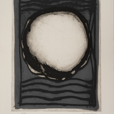 &quot;Rosa Blanca&quot;  JOAN HERNÁDEZ PIJUAN (Barcelona, 1931 - 2005)   Firmado: Hernádez Pijuan. A lápiz. 32/50   Técnica: Aguatinta/papel arches