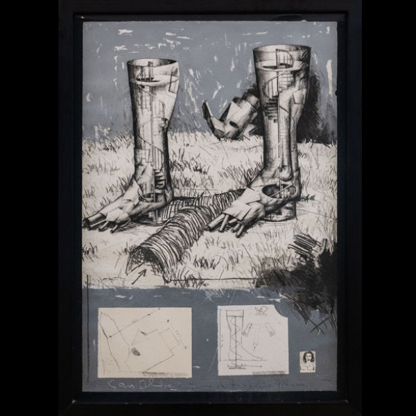 "S/T" ANDRÉS NAGEL (San Sebastián, 1947) Aguafuerte/papel