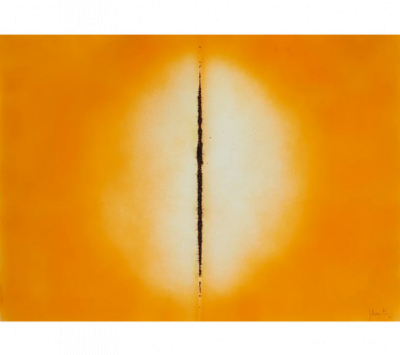 GUILLERMO FORNES (Bilbao, 1964)  Epifan&iacute;a, 2024   T&eacute;cnica mixta sobre papel. 