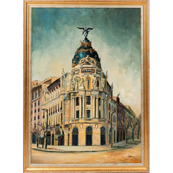 SARA ODRIOZOLA     (Bilbao S. XX)    &quot;Metropolis - Madrid &quot;  