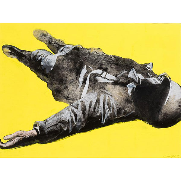 Rafael Canogar.  "Sin título - Vietnam (1969)"