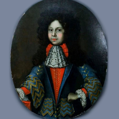 Retrato de una aristócrata &quot;mulata&quot; del siglo XVII ATRIBUÍBLE A FRANCOIS DE TROYA O &quot;TROY&quot;(TOULOUSE 1645-1730 PARÍS)
