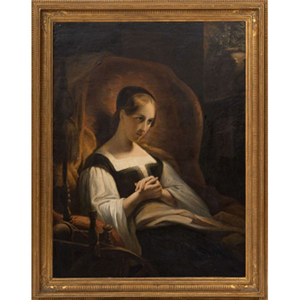 ESCUELA FRANCESA    (S. XIX) "Margarita de Fausto"