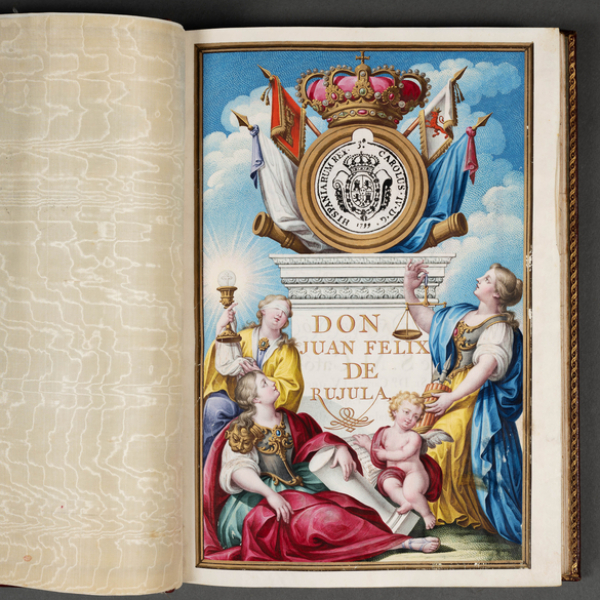Despacho confirmatorio de los Blasones de armas, nobleza y genealogía, entrónques, conexiones, méritos y servicios. año 1799.