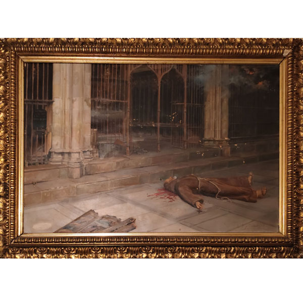 Lluís Buxó Tresangels: "Fraile Franciscano asesinado en la iglesia del convento de Sant Francesc de Barcelona" (1893)