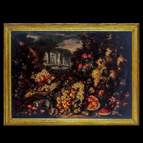 Manera de Mario da Nuzzi, también llamado Mario dei Fiore, escuela italiana de l siglo XVII.