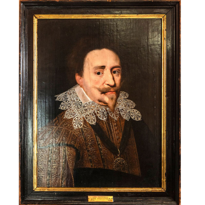"Retrato del Principe Frederick de Orange" Siglo XVI inicios siglo XVII.   &Oacute;leo sobre tabla