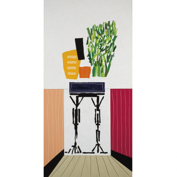 Alberto Coraz&oacute;n.   "Noticias de Palermo (2006)". D&iacute;ptico. Dos &oacute;leos sobre lienzo. Firmado