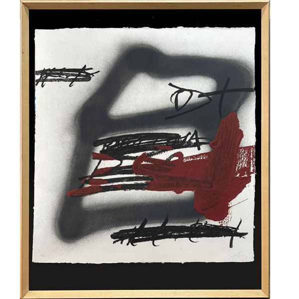 Antoni Tàpies: "Forma ombrejada" 18/99 (1987)