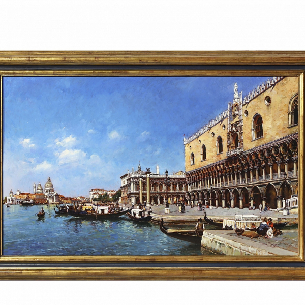 Antonio Medina Serrano (1944) "Vista veneciana". 