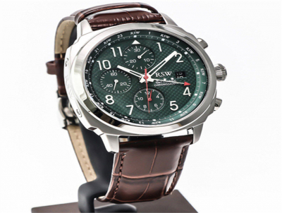 Reloj cronógrafo cab., suizo, RSW - Master GMT, Ref. RSWA144-SL-12 